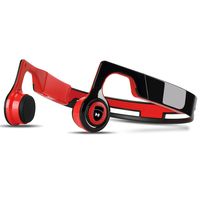 Bone Conduction Headphones, JUHALL Bluetooth V4.2 Earphones Wireless Sports Headset Built-in Mic Sweatproof for iPhone, Android, Other Bluetooth Enabled Devices (Red) (Red)