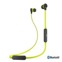 iLuv Wireless Bluetooth Tangle-Free Stereo in-Ear Earphones with Noise Isolation, Hands-Free, Voice Command, Sweatproof, Flat Cable, Rechargeable Battery and Remote (2nd Generation)