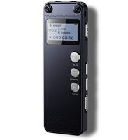 Tschisen Digital Voice Recorder,Metal Body,Pocket Size,1536kbps HD Audio Dictaphone with Playback,Noise Reduction,Auto Activation,MP3,Rechargeable Battery for Meetings/Lectures/Interviews/Classes