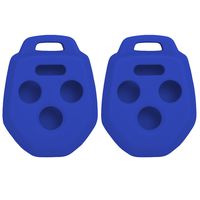 Keyless2Go New Silicone Cover Protective Case for Remote Key Fobs with FCC CWTWB1U811 - Blue - (2 Pack)