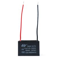 JCM 2 Wire Ceiling Fan Capacitor 7uF 450VAC CBB61