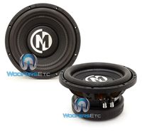 Pair of Memphis BR12S4 12" 400 Watts RMS Single 4-Ohm BR Series Subwoofers
