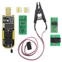 AiTrip CH341A 24 25 Series EEPROM Flash BIOS USB Programmer + SOIC8 SOP8 Clip Adapter Module