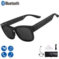 Amener Audio Sunglasses Smart Bluetooth Open Ear Glasses with Polarized Lenses IPX7 Waterproof Built-in Mic for Men Women Compatible with Smart Phones Easy to Make Phone Calls and Listen to Music