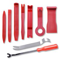 Car Door Clip Panel Trim Install Removal Tool Kits for Car Dash Radio Audio Installer Pry Tool 9PCS