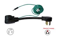 ONETAK NEMA 10-30P to 6-50R 240V 30 Amp External Ground Power Cord Adapter Adaptor Connector Connecter