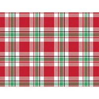 Christmas Plaid Tissue Paper - 30in. X 20in. (24)