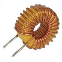 Jameco Valuepro 2124-V-VP Inductor, Toroid Vertical, 1000.0 uH, 1.3 IDC, 0.4 Ohm, 11.43 mm D x 21.84 mm Diameter (Pack of 3)