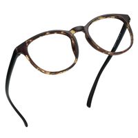 LifeArt Plastic Blue Light Blocking Glasses,Oval Computer Reading Glasses,Transparent Lens,Reduce Headaches&Eyestrain,Stylish for Women/Men,+0.00(No Magnification)