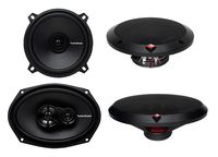 2) Rockford Fosgate R1525X2 5.25" 80W 2 Way + 2) R169X3 6x9" 130W 3 Way Speakers