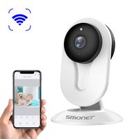 【2020 New】 SMONET Wireless Home Security Camera,HD WiFi IP Camera with Night Vision,Two Way Audio,Motion Detection,Home Camera for Baby/Nanny/Pet with Free APP Remote View
