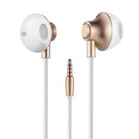 Acode Wired in-Ear Earphones, 3.5mm Metal Housing Earbuds Headphones Best Bass Stereo Headset Compatible with iPhone 6s 6 5s Se 5 5c 4s Plus