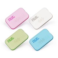4 x Mini Bluetooth Tracker Key Finder Anti-Lost Tag Smart Wireless Cell Phone Wallet Pet Bags Box Kids Alarm Patch GPS Locator with App Control for iPhone/iPod/iPad/iOS Android Devices - 4 Pack