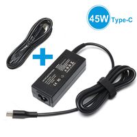 45W Type C USB C Charger Adapter 918337-001 844205-850 28769-001 for HP Chromebook X360 14-CA000 11-AE000：14-ca051wm 14-ca052wm 14-ca091wm ca061dx,11-ae051wm 11-ae001tu 11-ae027nr;10-p010nr 12-c012dx
