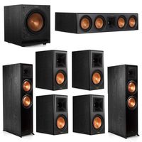 Klipsch 7.1.2 System - 2 RP-8060FA Dolby Atmos Speakers, 1 RP-504C, 4 RP-600M Speakers, 1 SPL-100