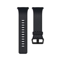 Fitbit Ionic Perforated Leather Accessory Band, Midnight Blue, Large