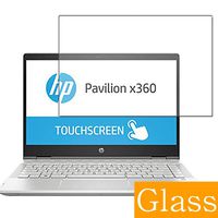 Synvy Tempered Glass Screen Protector for HP Pavilion x360 14-cd0000 2018 14" Visible Area Protective Screen Film Protectors 9H Anti-Scratch Bubble Free
