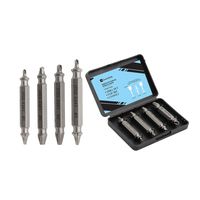 Damaged Screw Extractor Kit and Stripped Screw Extractor Set. Its A HassleFree Broken Bolt Extractor and Screw Remover Set Made From H.S.S 4341 With Hardness 63-65hrc.