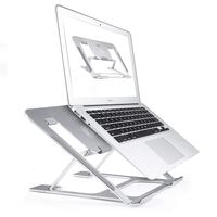 Ming Haidi Laptop Stand,Update Version 6-Level Adjustable Laptop Stand Aluminum Ventilated Laptop Holder,Portable & Foldable Laptop Stand,Laptop Holder Compatible with 7 inch to 15 inch Laptop