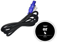 Rasha Products Powercon to Powercon 10 feet Black Pack Of 4