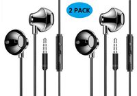 Headphones/Earbuds/Headsets/in-Ear Wired Headphones/Earbuds with Microphone, Black