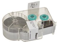 Panduit H000X064H1C P1 Cassette Continuous Heatshrink Tubing Label, Polyolefin, White