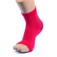 EDTara Compression Socks Plantar Fasciitis Socks with Arch Joint Support Sports Compression Foot Sleeves for Women & Man 1 Pair Red