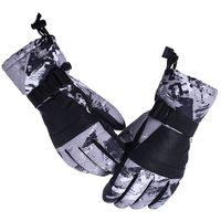 Aisprts Ski Gloves, Warmest Waterproof and Breathable Snow Gloves for Mens,Womens,Ladies and Kids Skiing,for Parent Child Outdoor (Sombre Grey, XL(Fit Mens' Size))