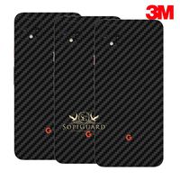 SopiGuard Skin for Google Pixel 4 XL Precision Cut Full Body Sticker Vinyl Wrap (3 x 3M Carbon Black)