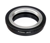 Fotasy Adjustable Leica M39 Lens to Fuji X Adapter, 39mm Lens to X Mount Adapter Compatible with Fujifilm X-Pro1 X-Pro2 X-E1 X-E2 X-E3 X-A5 X-M1 X-T1 X-T2 X-T3 X-T10 X-T20 X-T30 X-T100 X-H1