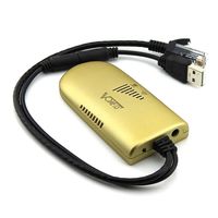 Vonets VAP11G-500 Industrial Grade Wireless High-Power Mini WiFi Repeater/AP Client/Bridge/Booster/Extender/Amplifier,USB Adapter,RJ45 Connector-500Meters Strong Coverage 300Mbps(Yellow)