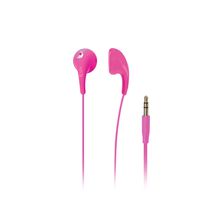 iLuv iEP205PNK Bubble Gum 2 Flexible, Jelly-Type Stereo Earphones - Pink