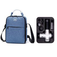 Solovley Massage Device Shoulder Bag, Portable Travel Mini Durable Shoulder Backpack Carrying Bag Anti-Shock Multi-Functional Protective Storage Case Compatible for Hyperice Hypervolt