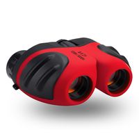 E&W Best Gifts for Teen Girl, Compact Watreproof & Shock Proof Binocular Binocular for Kids Toys for 3-12 Year Old Girls to Watching Wildlife or Hiking(Red)