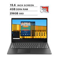 2019 Newest Lenovo Premium IdeaPad S145 15.6 Inch Laptop (AMD A6-9225 up to 3.1GHz, 4GB DDR4 RAM, 256GB SSD, AMD Radeon R4, WiFi, Bluetooth, HDMI, Webcam, Windows 10) (Black)
