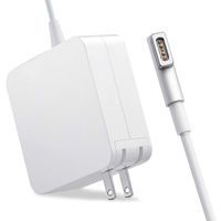 60W Charger for Mac Book Pro13 15 inch AC Power Adapter L-Tip Magnetic Connector Replacement for Magsafe 1 13-inch 15-inch L-Type (Before Mid 2012 Models) A1181 A1278 A1184 A1330 A1342 A1344 (60L)