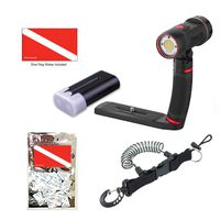 Sea Dragon 3000F COB LED UW Photo-Video-Dive Light Kit w Spare Battery Combo