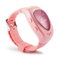 SMFR Children Smart Watch Kids' Safety Remote control SOS alarm Positioning Watch (pink)