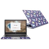 MightySkins Skin Compatible with HP Chromebook 13 G1 13.3" (2018) - Unicorn Dream | Protective, Durable, and Unique Vinyl Decal wrap Cover | Easy to Apply, Remove, and Change Styles | Made in The USA