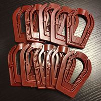 Lot 10 RedFoldable Stand Smoking Pipe Tobacco Plastic Cigar Pipe Rack Holder