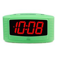 DreamSky Digital Alarm Clock with Snooze, 1.2 Inch Clear Led Digit Display with Dimmer, Simple Operate, Plug in Clock for Bedroom.