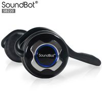 SoundBot SB220 Bluetooth Noise-Reduction Stereo Headphone for Music Stream & HandsFree Calling w/ 20 hrs Extended Talk and Playback Time, 400 hrs Standby time, Built-in Mic, A2DP, AVRCP, Chrome