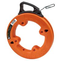 Klein Tools 56000 Fish Tape, 25-Foot Steel, Great for Heavy Duty Wire Pulls, Laser Etched for Conduit Measuring