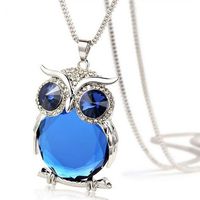 Deals,Toosvan Deals Owl Pendant Necklace Women Vintage Glass Cabochon Necklace Jewelry Gift