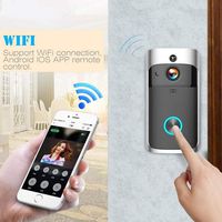 Weardear WiFi Video Doorbell Camera,Wireless 720P HD Smart Doorbell Home Security Camera with Indoor Chime, Real-Time Video and Two-Way Talk Night Vision PIR Motion Detection
