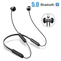 Bluetooth Headphone Wireless V5.0, IPX7 Waterproof Sports Magnetic Noise Canceling in-Ear Earphones for Workout Gym Running, HiFi Stereo Sound with Mic for iPhone Android Samsung, 12 Hrs Playtime