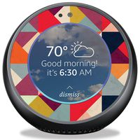 MightySkins Skin Compatible with Amazon Echo Spot - Bright and Happy | Protective, Durable, and Unique Vinyl Decal Wrap Cover | Easy to Apply, Remove, and Change Styles | Made in The USA
