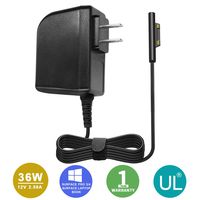 36W Surface Pro 3 Pro 4 Charger,36W 12V 2.58A Power Adapter for Microsoft Surface Pro 3 Surface Pro 4 i5 i7 Surface Pro 5 1625 Surface Laptop.