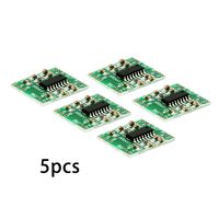 Ardess Digital USB Power Dual Channel DC 5V Stereo Amp Audio Amplifier Board Class D 23W Module for Boomboxes, Robots, Radios, Bookshelf Speakers,Raspberry Pi Arcade Projects,DIY(5 Pcs)