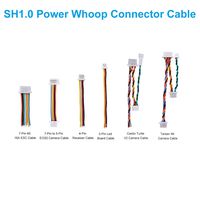 BETAFPV 6pcs SH1.0 Power Whoop Connector Cable Set for 4S F405 FC 12A ESC Whoop Drone Beta85X Brushless Cine Whoop